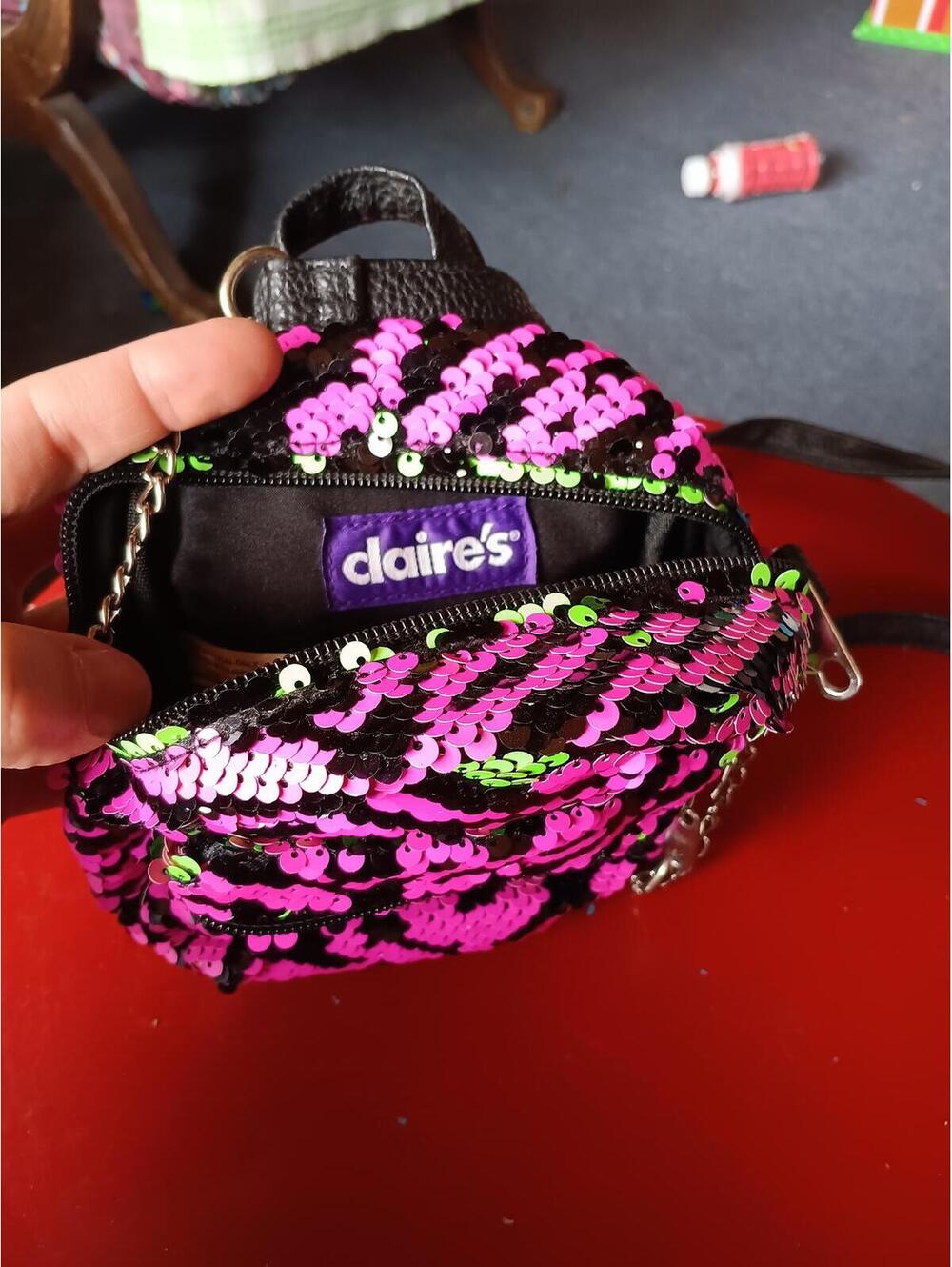 Claire's Mini Sequin Crossbody Bag